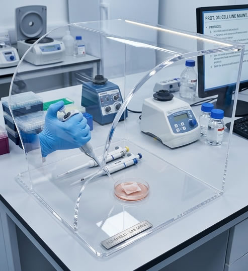 Vitrine de protection laboratoire