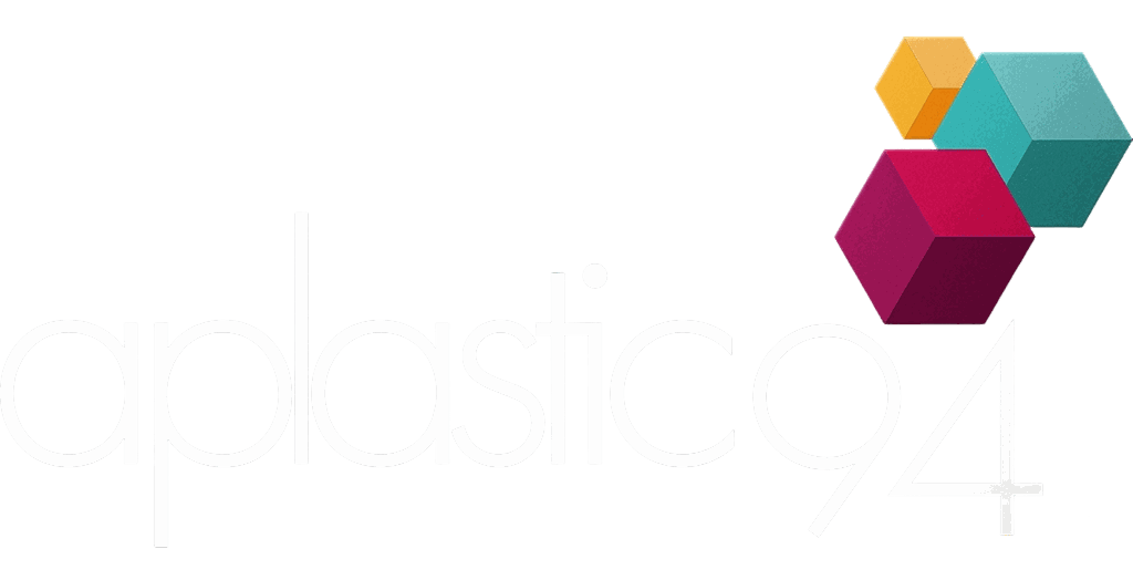 Logo blanc Aplastic 94 spécialiste plastique sur mesure IDF