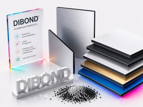 Panneau Dibond aluminium composite sur mesure - Aplastic 94