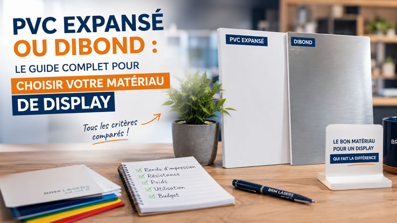 PVC expansé ou Dibond : le guide complet pour choisir votre matériau de display 5 PVC expansé ou Dibond : le guide complet pour choisir votre matériau de display