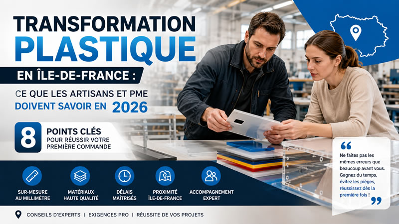 Transformation plastique en Île-de-France : ce que les artisans et PME doivent savoir en 2026 4 Transformation plastique en Île-de-France : ce que les artisans et PME doivent savoir en 2026