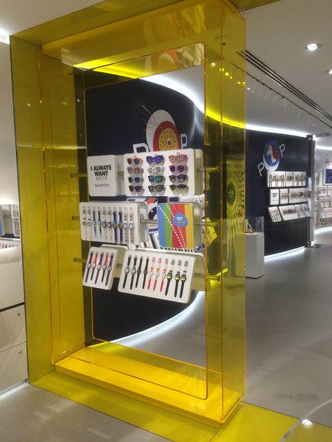 Arche décorative rétroéclairée en Plexiglas® sur mesure