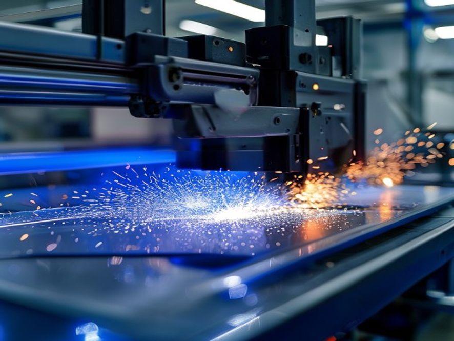 Machine de découpe laser CNC moderne - atelier Aplastic 94 modernisé avec France Relance