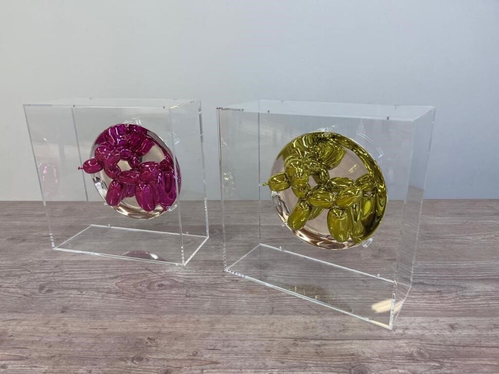 Vitrines & présentoirs plastique sur mesure 9 Présentoir galerie d'art Bel Air Fine Art en PMMA sur mesure - Aplastic 94