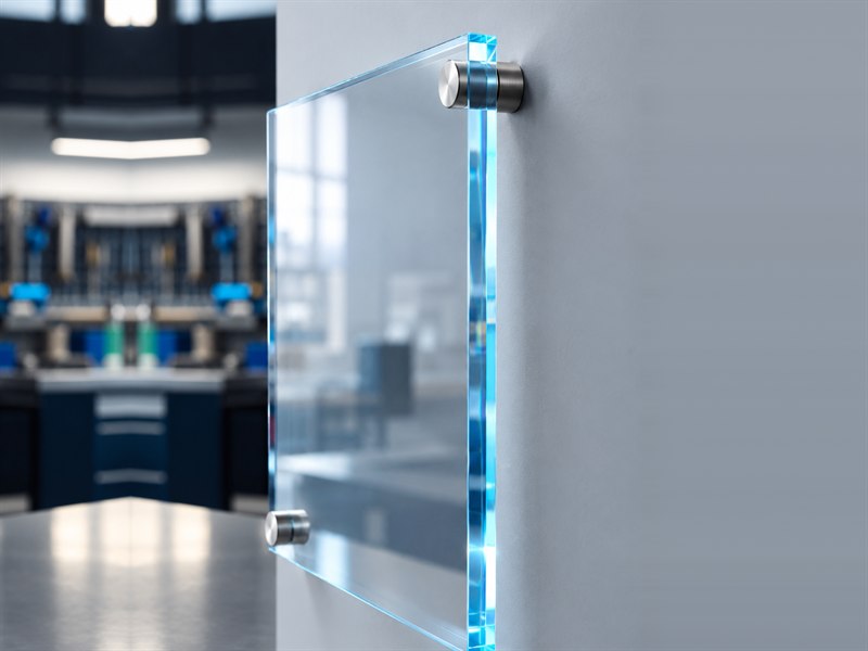 Plaque de PMMA transparent prête pour la découpe laser
